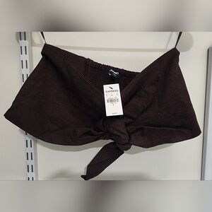 Express Tie Front Bandeau